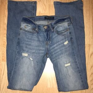 Aeropostale Bootcut Distressed Size 00 Jeans